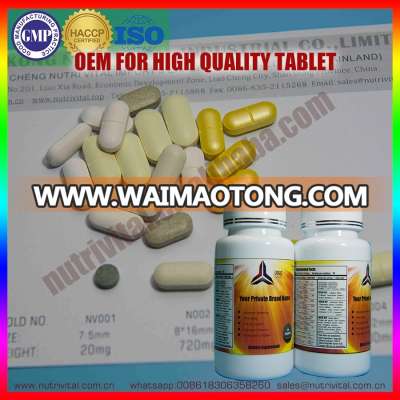 Ginseng Extract pills Superior Quality Food Supplement pills GMP certified Private label