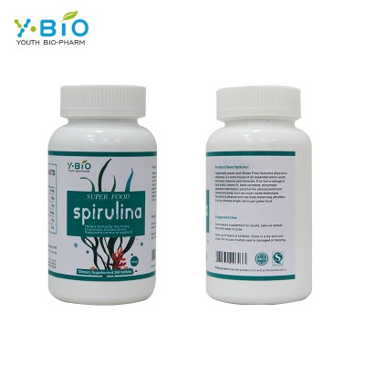 Wholesale anti-ageing bulk organic chlorella spirulina  tablets with private label