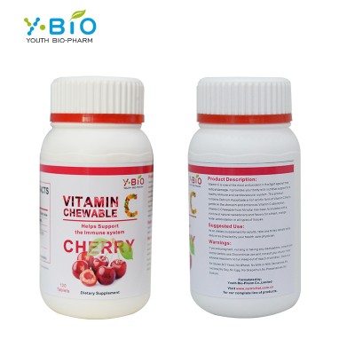 hot selling chewable vitamin c tablets cherry flavor vitamin c for immunity support