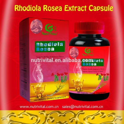 Immunity enhancer Muscle recovery supplement Rhodiola Rosea Extract Capsule