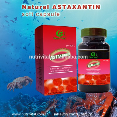 Anioxidant supplement Astaxanthin pills Astaxanthin Softgel