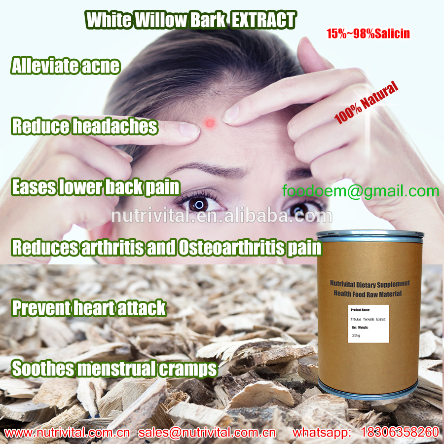 White Willow Bark P.E. with 98% Salicin by HPLC